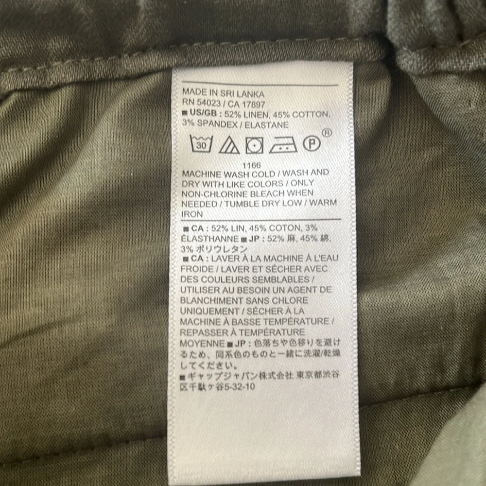 Banana Republic Linen Ankle Pants